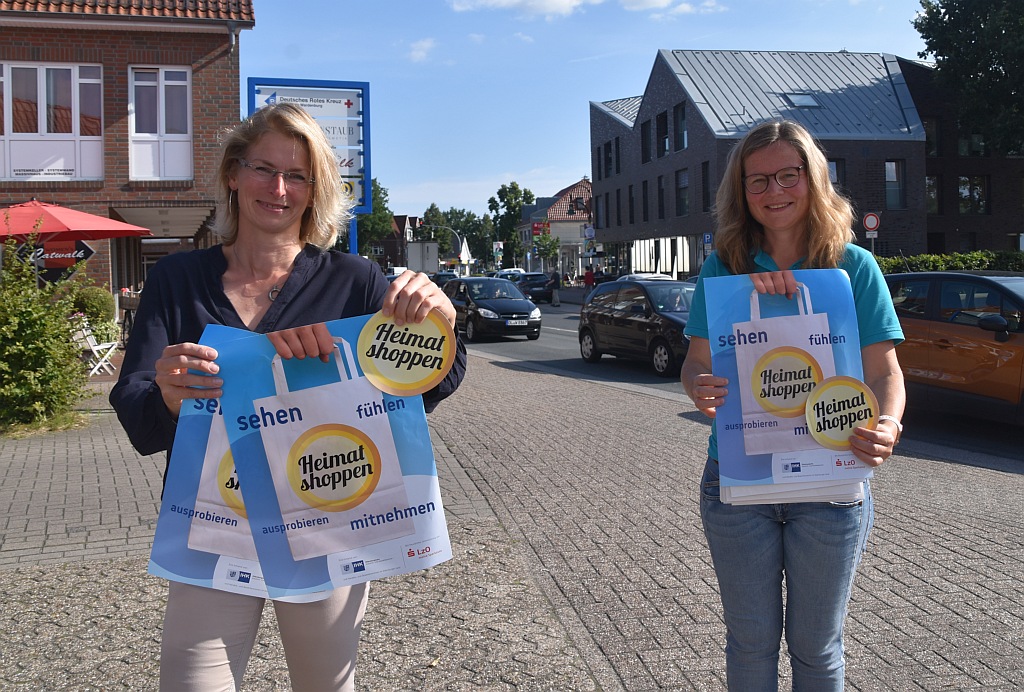 Katrin Kruse und Christine Bosse Heimat shoppen Wardenburg 2021