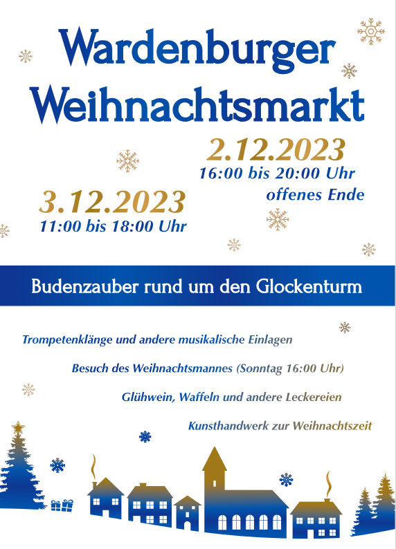 Wardenburger_Weihnachtsmarkt_2023_Plakat