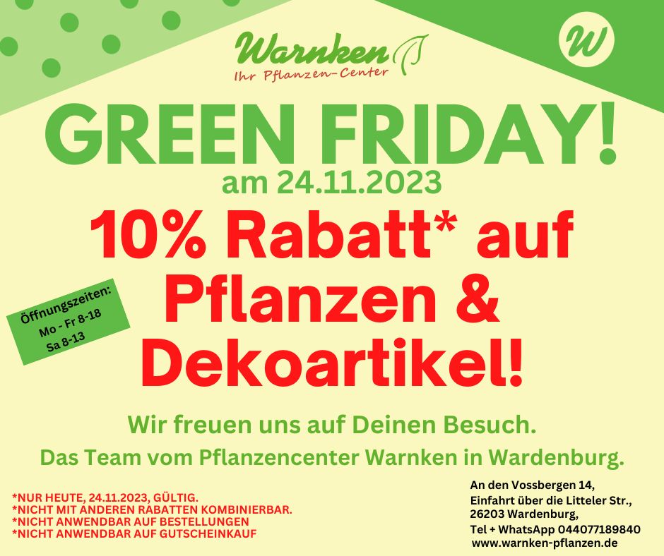 Green_Friday_2023_Warnken_Pflanzencenter_wardenburg