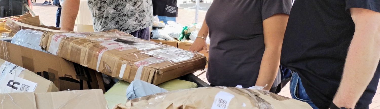 Myserry Packs Verkauf Retourenpakete Wardenburg Markt. Foto: Uta Grundmann-Abonyi Agentur GrAbo www.landkreis-Kurier.de martin_bliefernich_retourenpaketverkauf_wardenburg_markt_IMG_20250720_152208